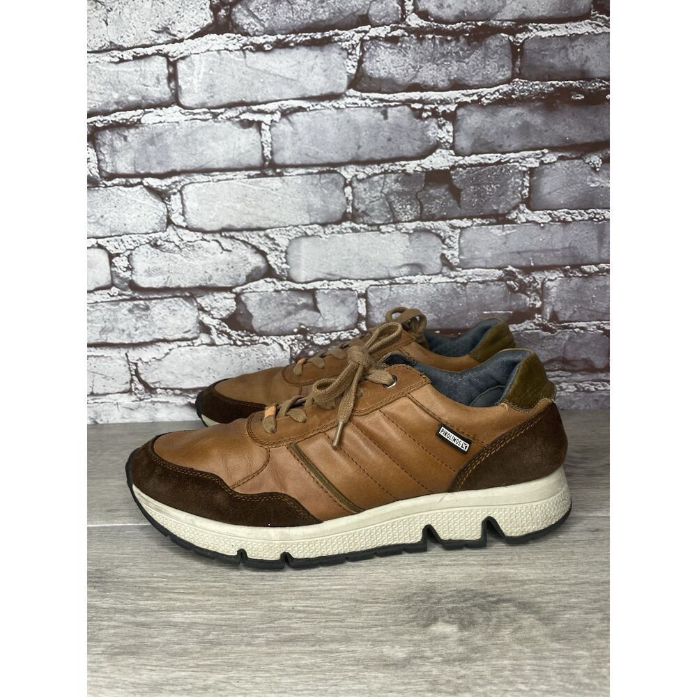 Pikolinos Ferrol M9U-6139 Brown Comfort Leather Lace Up Casual Shoes Men 42EU/9M